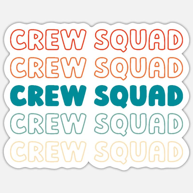 Kurier Squad - Sticker size S (10 x 10 cm) - white matte