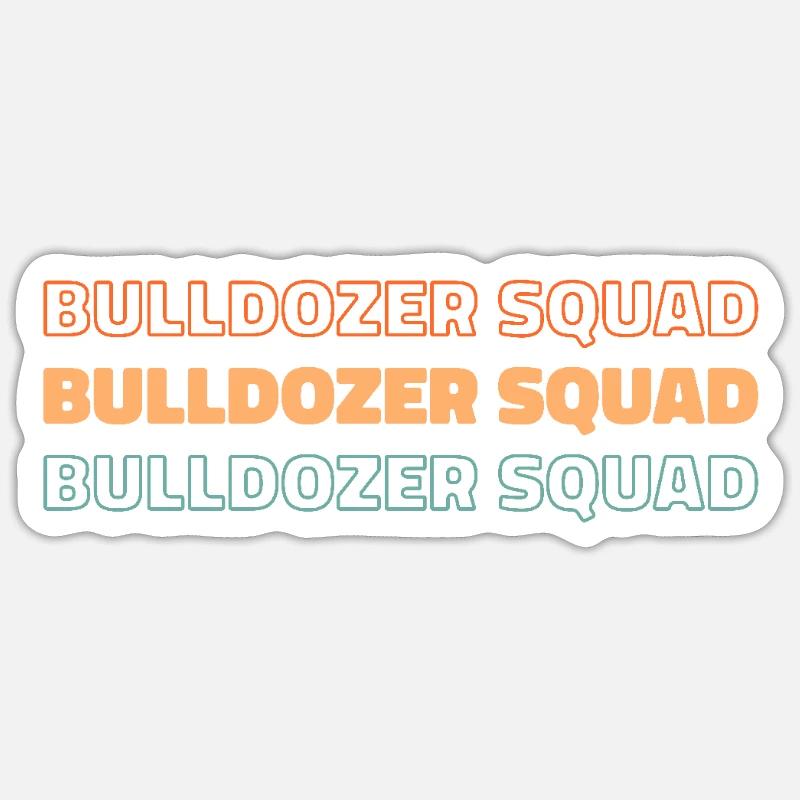Treasurer Squad - Sticker size S (10 x 10 cm) - white matte
