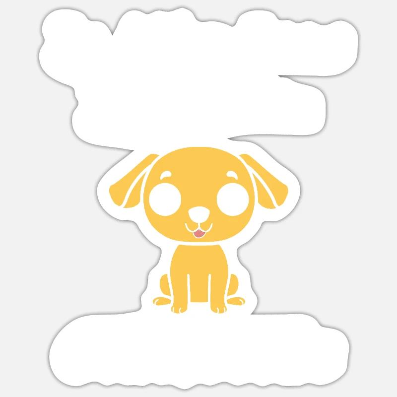 Chiweenie - Sticker size S (10 x 10 cm) - white matte