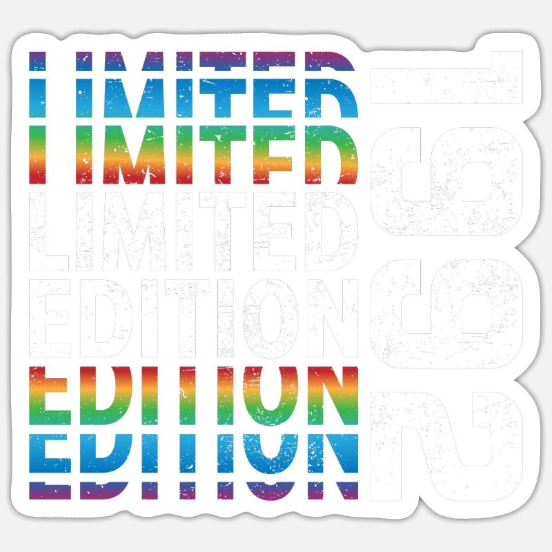Edition limitée 1992 - Sticker taille S (10 x 10 cm) - blanc mat