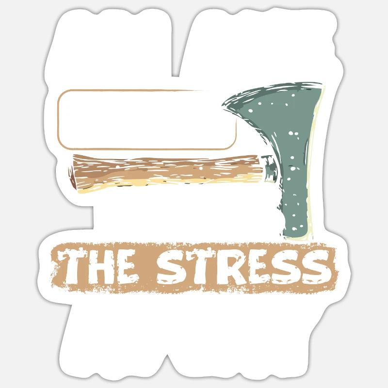 Axt Werfen Axt Werfer Axe Throwing Sticker Größe S (10 x 10 cm)