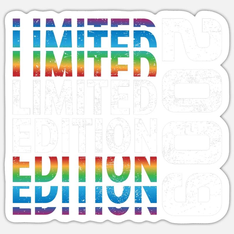 Edition limitée 2009 - Sticker taille S (10 x 10 cm) - blanc mat