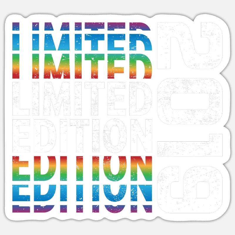 Edition Limitée 2019 - Sticker taille S (10 x 10 cm) - blanc mat