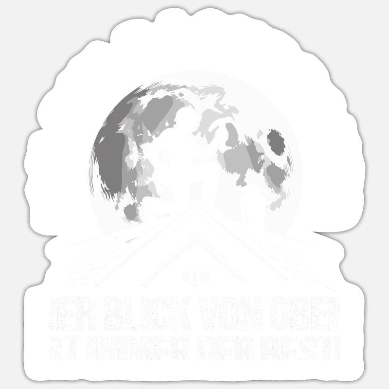 Master Roofer Roofer - Sticker size S (10 x 10 cm) - white matte