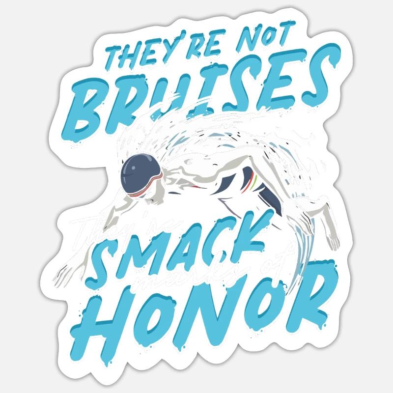 Springboard Diving Springboard Diving - Sticker size S (10 x 10 cm) - white matte