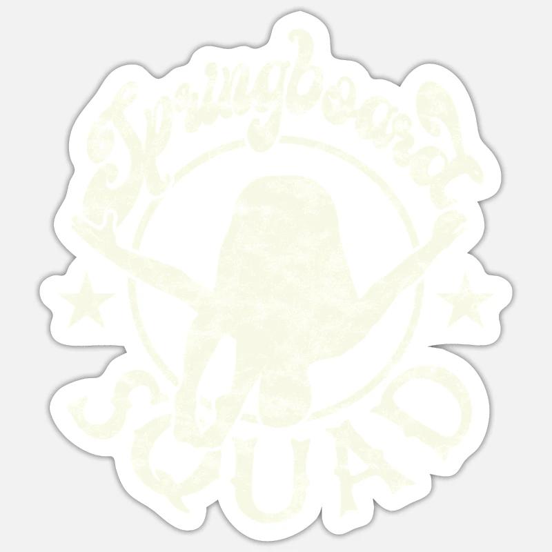 Plongée tremplinne Plongée tremplin Sticker taille S (10 x 10 cm)