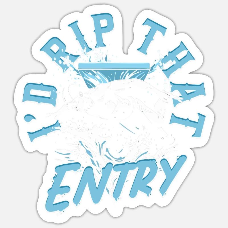 Plongée tremplinne Plongée tremplin Sticker taille S (10 x 10 cm)