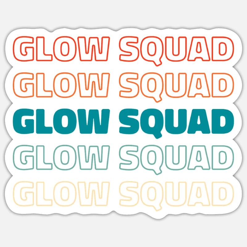 Escouade de maîtres bâtisseurs - Sticker taille S (10 x 10 cm) - blanc mat