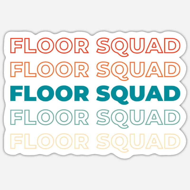 Cadre de la Garde côtière - Sticker taille S (10 x 10 cm) - blanc mat