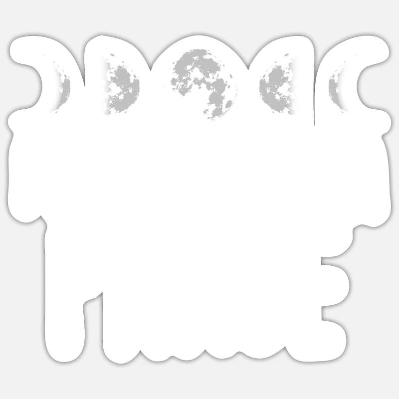Ce n’est qu’une phase - Sticker taille S (10 x 10 cm) - blanc mat