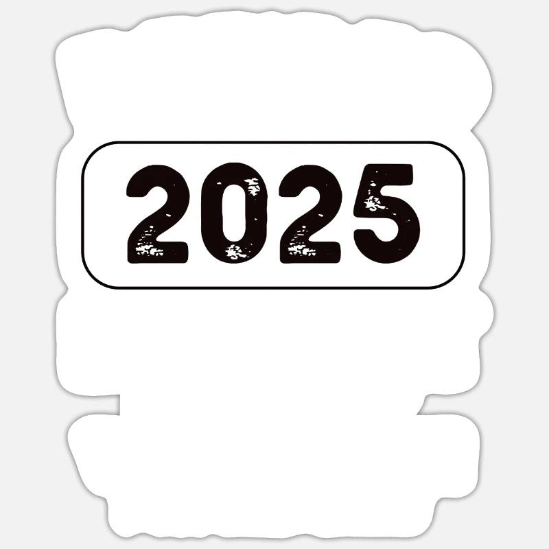 Retired Biologist 2025 - Sticker Größe S (10 x 10 cm) - Mattweiß