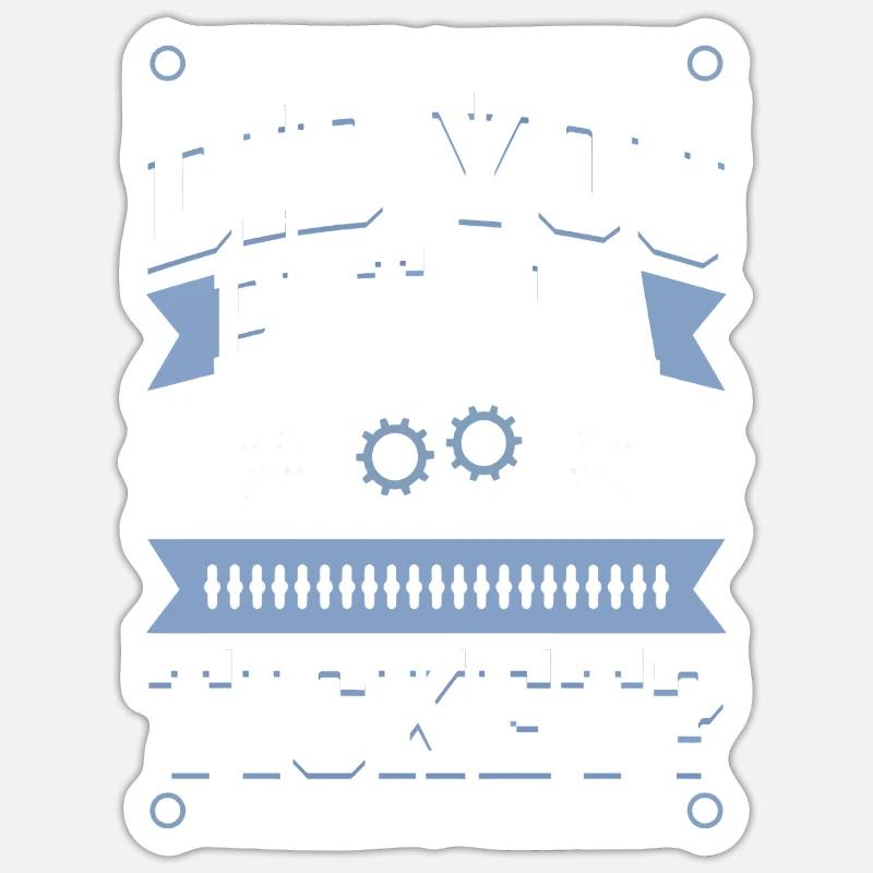 Did You Put In A Ticket? IT Support Programmierer Sticker Größe S (10 x 10 cm)