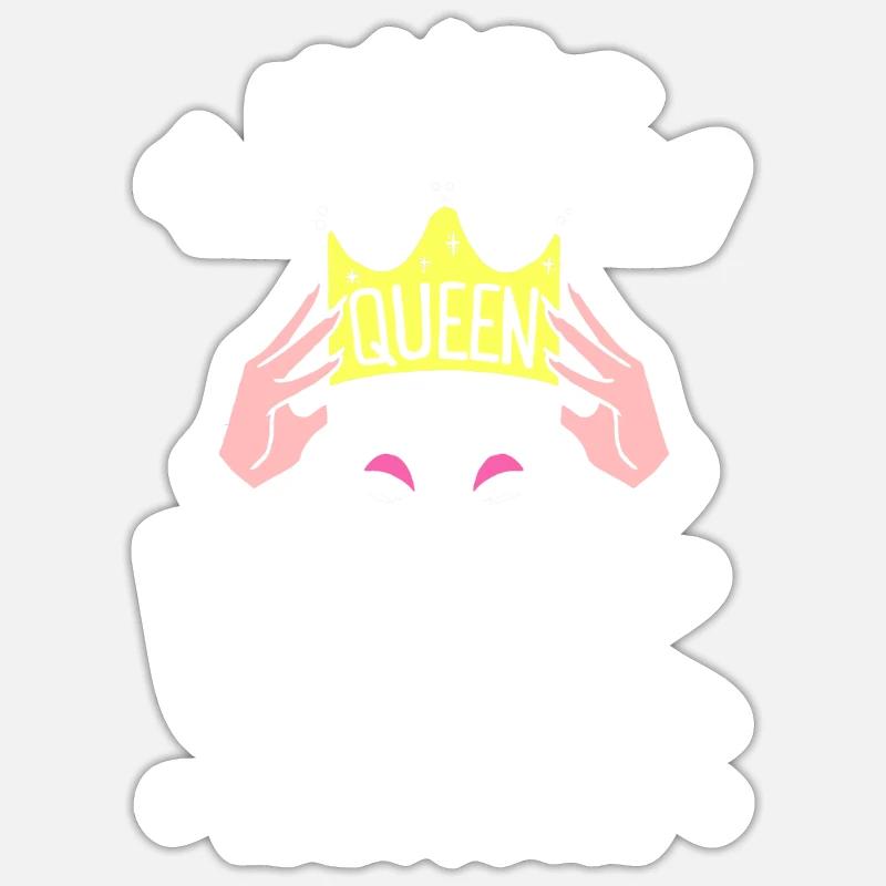 Work like a - Sticker size S (10 x 10 cm) - white matte