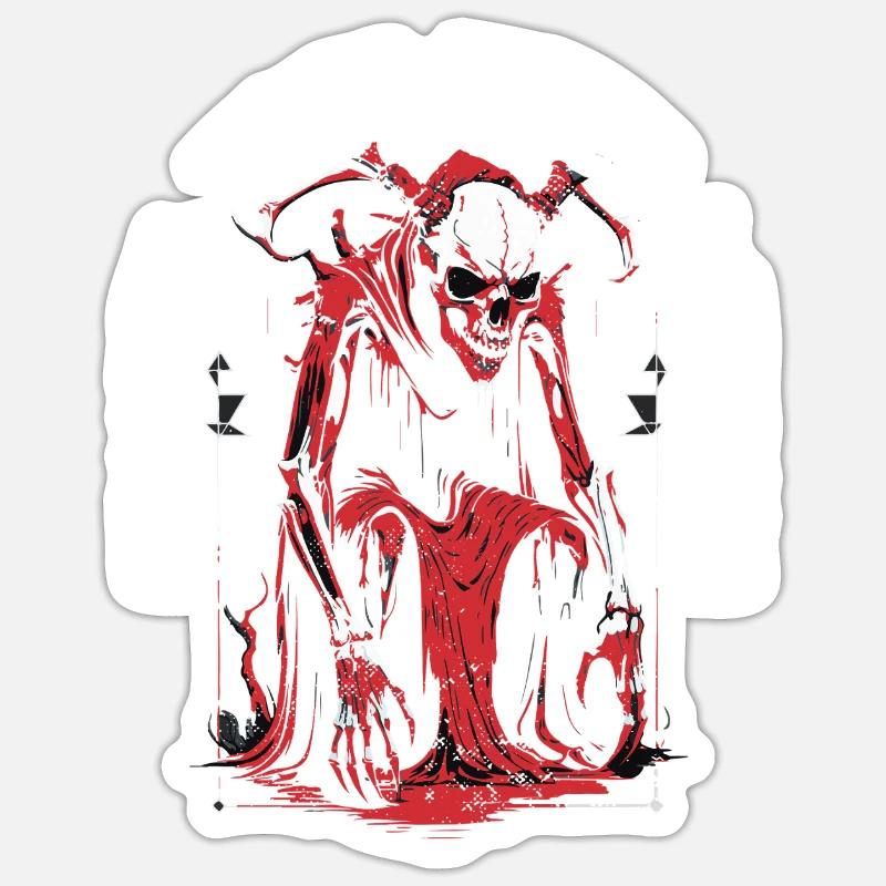 Wendigo Kryptide Cryptid Sticker Größe S (10 x 10 cm)