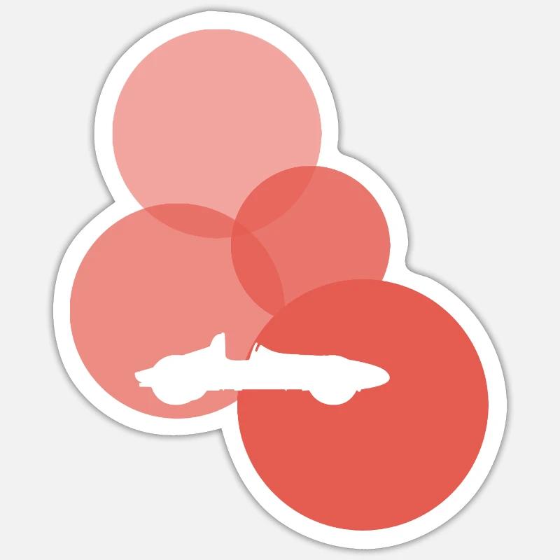 Tuning Vehicle Drifting - Sticker size S (10 x 10 cm) - white matte