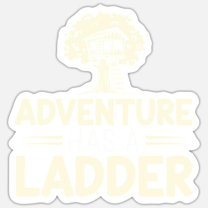 Treehouse builder DIY treehouse construction Sticker size S (10 x 10 cm)