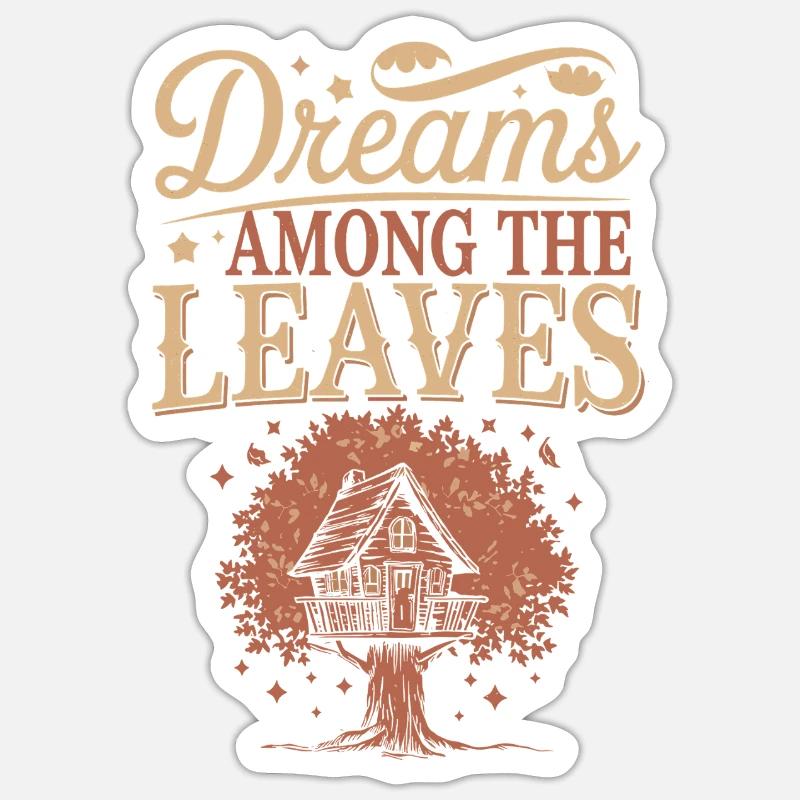Treehouse builder DIY treehouse construction Sticker size S (10 x 10 cm)