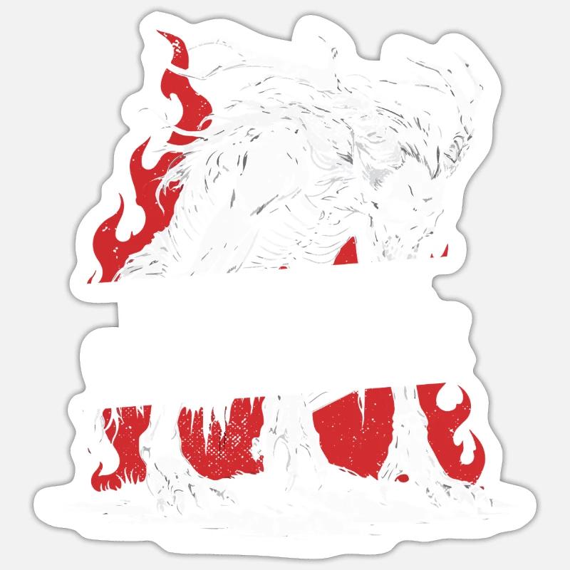 Wendigo Kryptide Cryptide Sticker taille S (10 x 10 cm)