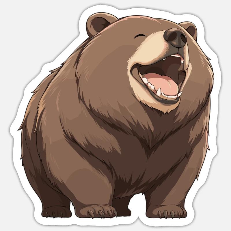 Kodiak Bear Kodiak Bear - Sticker size S (10 x 10 cm) - white matte