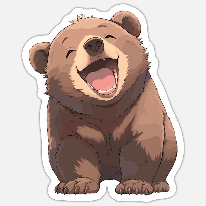 Kodiak Bear Kodiak Bear - Sticker size S (10 x 10 cm) - white matte