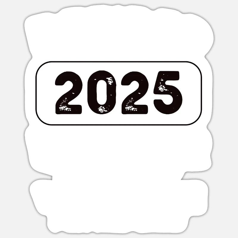 Retired Web developer 2025 Sticker size S (10 x 10 cm)