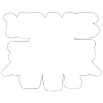 7 Summits Puncak Jaya - Sticker Größe S (10 x 10 cm) - Mattweiß - Vorne
