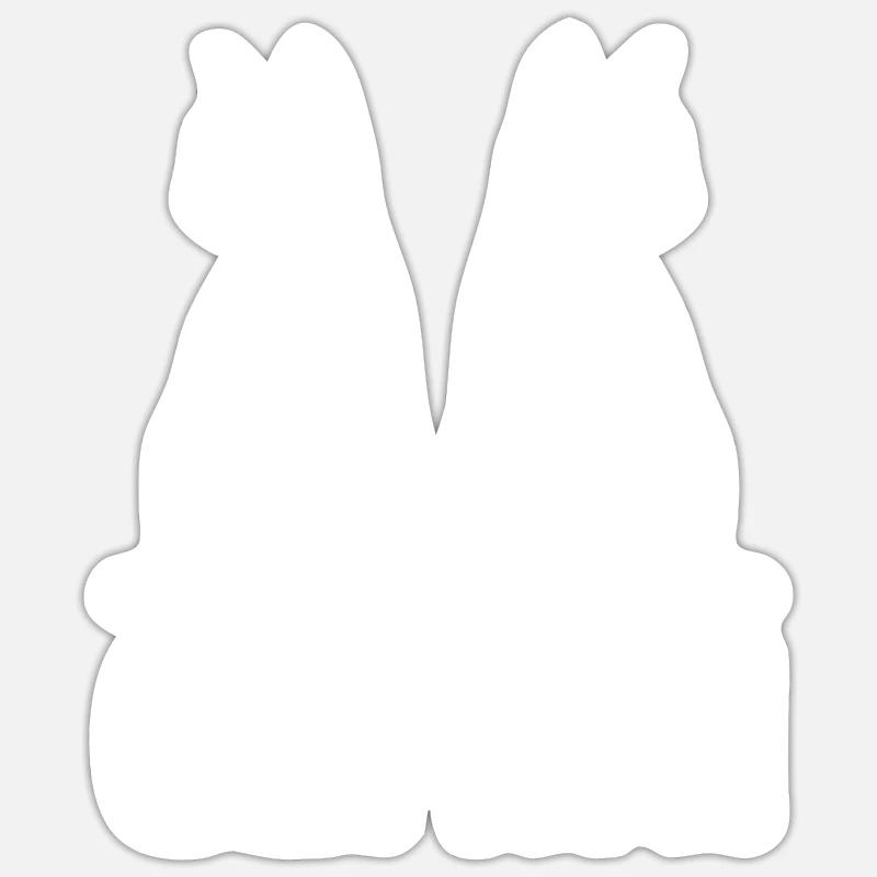 Gémeaux Sticker taille S (10 x 10 cm)