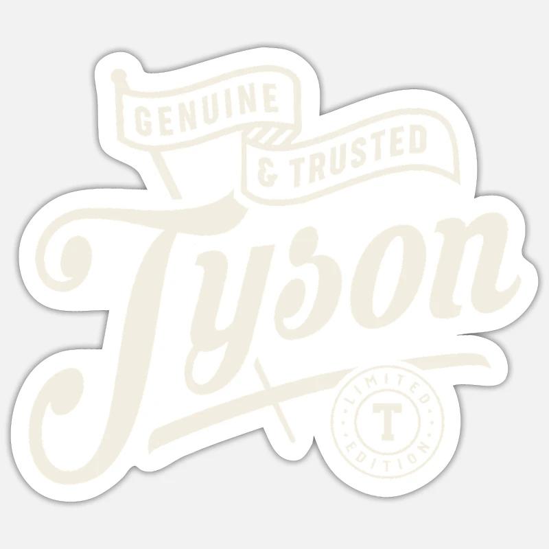 Nom Tyson Custom - Tyson Sticker taille S (10 x 10 cm)