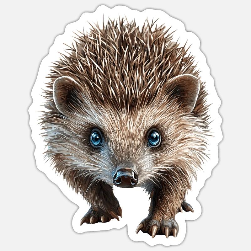 Igel Sticker Größe S (10 x 10 cm)