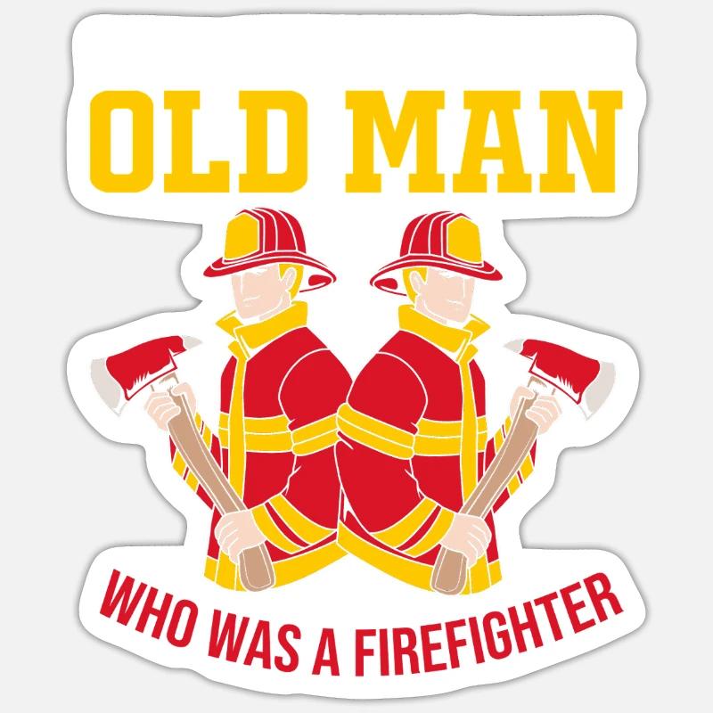 Firefighter Fire Brigade Sticker size S (10 x 10 cm)