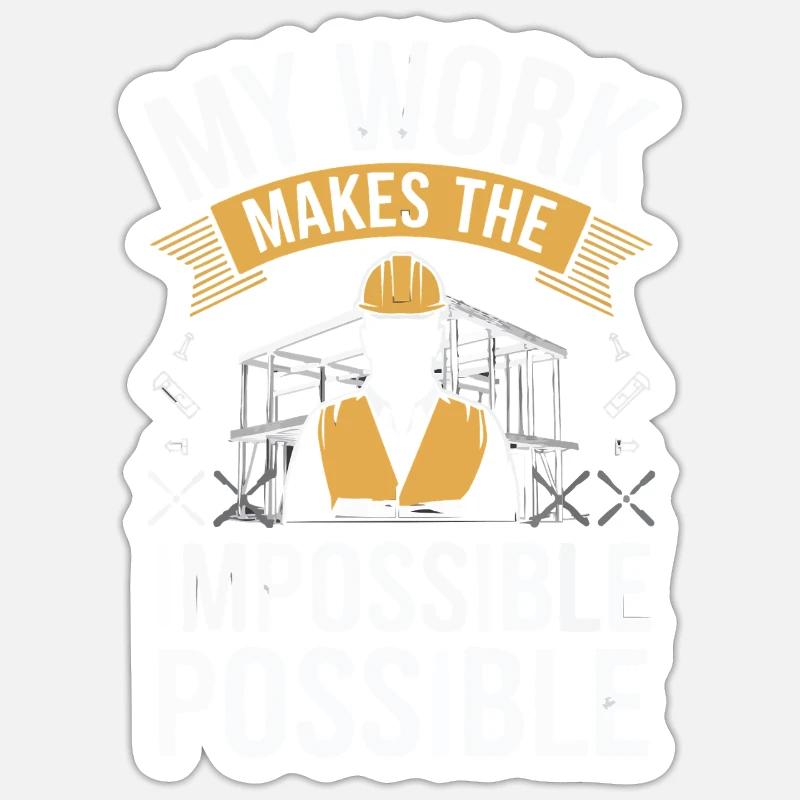 Structural Engineer Job Structural Engineering Sticker size S (10 x 10 cm)