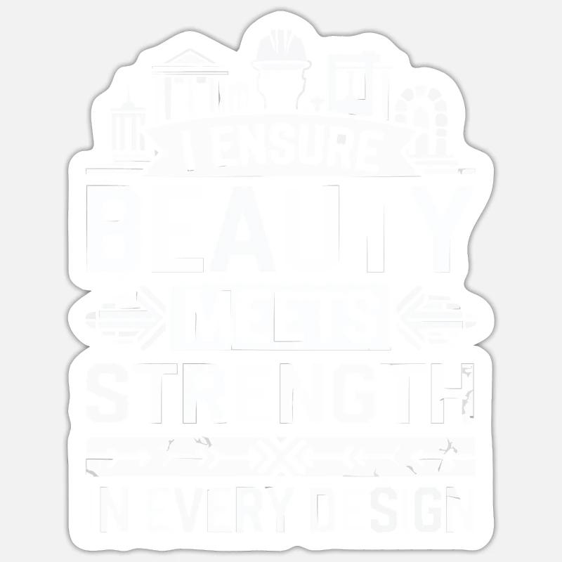 Structural Engineer Job Structural Engineering Sticker size S (10 x 10 cm)