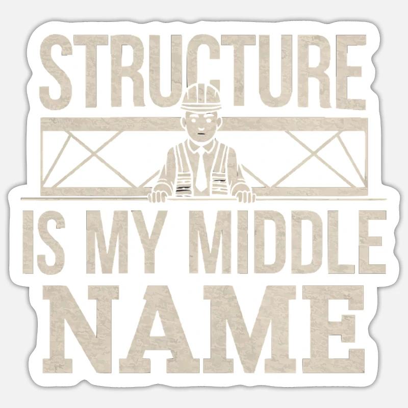 Structural Engineer Job Structural Engineering Sticker size S (10 x 10 cm)