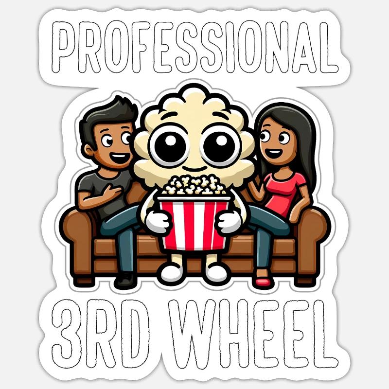 PROFESSIONAL THIRD WHEEL - GIFT Sticker size S (10 x 10 cm)