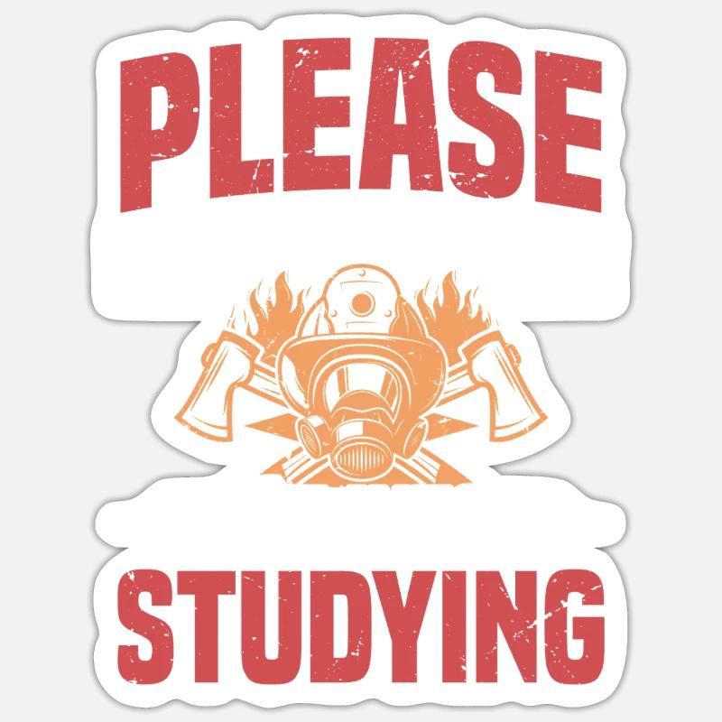 Please suppress me while studying Sticker size S (10 x 10 cm)
