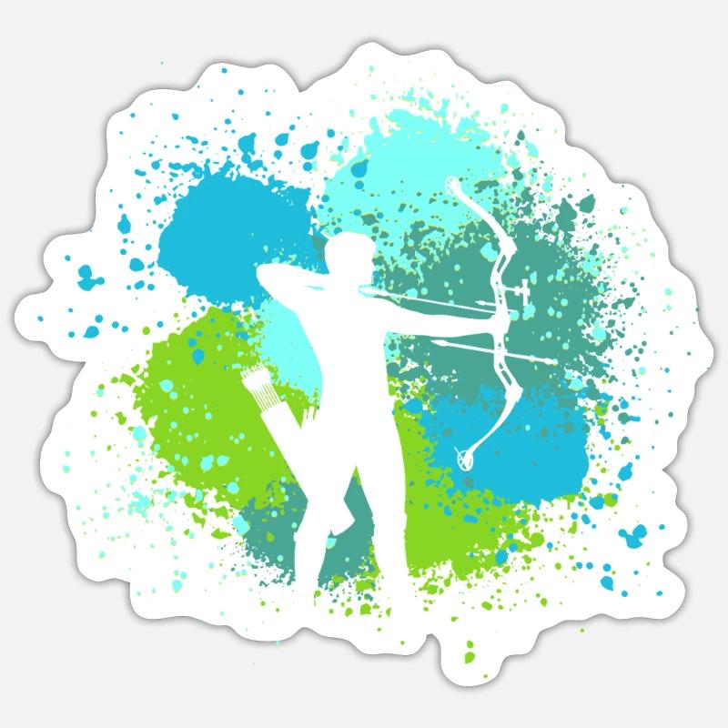 Archer Archery Sticker size S (10 x 10 cm)