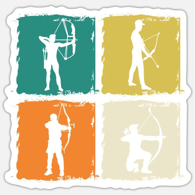 Archer Archery Sticker size S (10 x 10 cm)