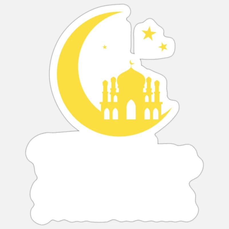 Ramadan Murbarak - Sticker size S (10 x 10 cm) - white matte