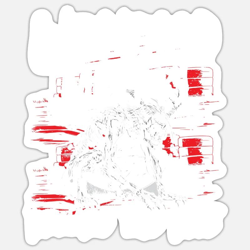 Wendigo Kryptide Cryptid Sticker Größe S (10 x 10 cm)