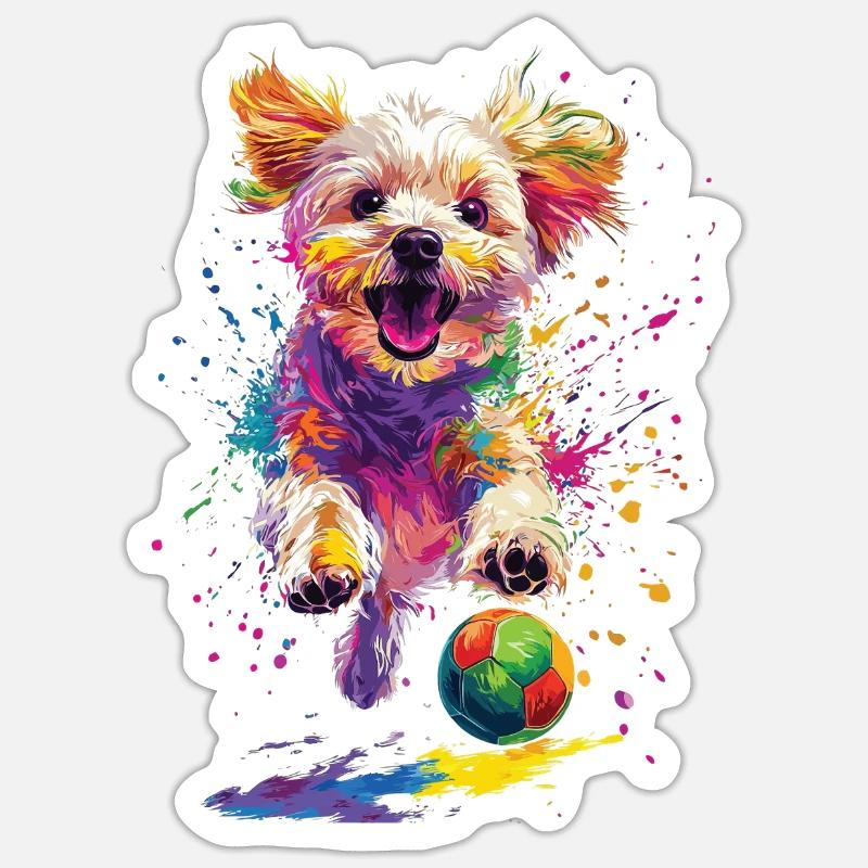 maltesisch Sticker Größe S (10 x 10 cm)