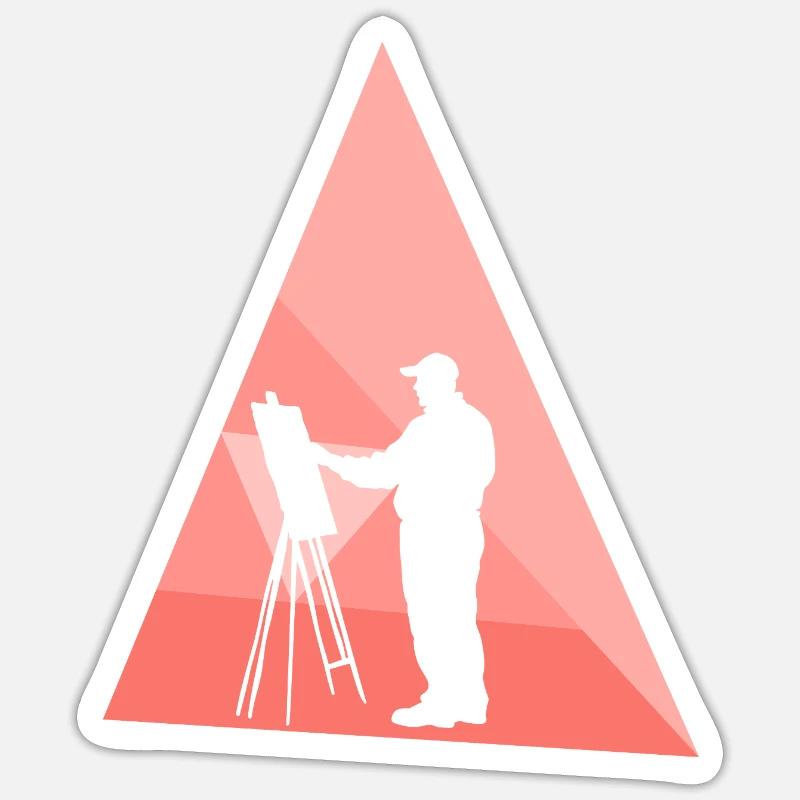 Brush Painter Sticker size S (10 x 10 cm)