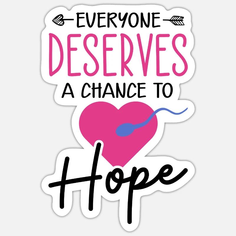 Leihmutter IVF Transfer Tag Sticker Größe S (10 x 10 cm)