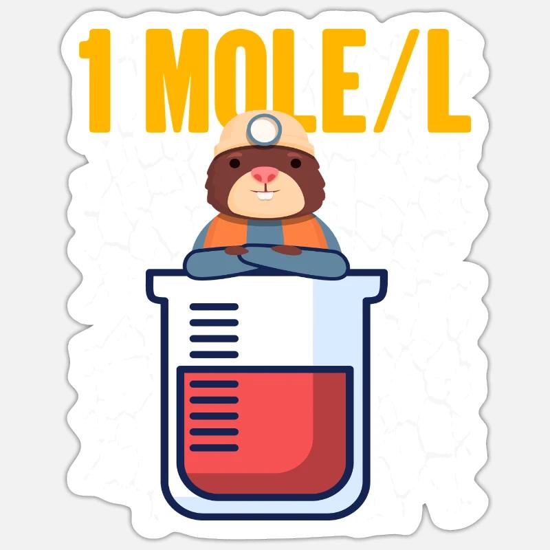 Mole Sticker size S (10 x 10 cm)