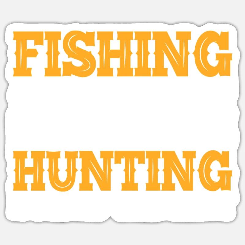 Fishing Solves Problems Sticker size S (10 x 10 cm)