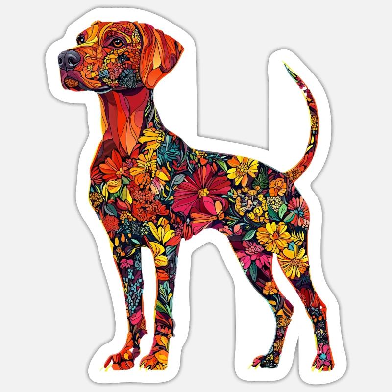 Rhodesian Ridgeback Sticker Größe S (10 x 10 cm)