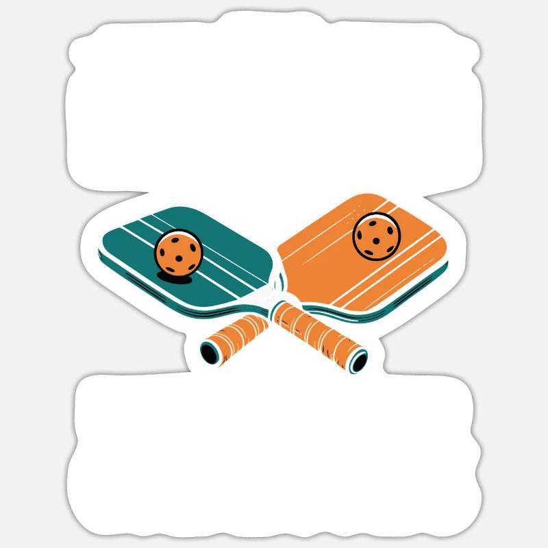 Pickleball - La cuisine ne sert pas de seconde chance Sticker taille S (10 x 10 cm)