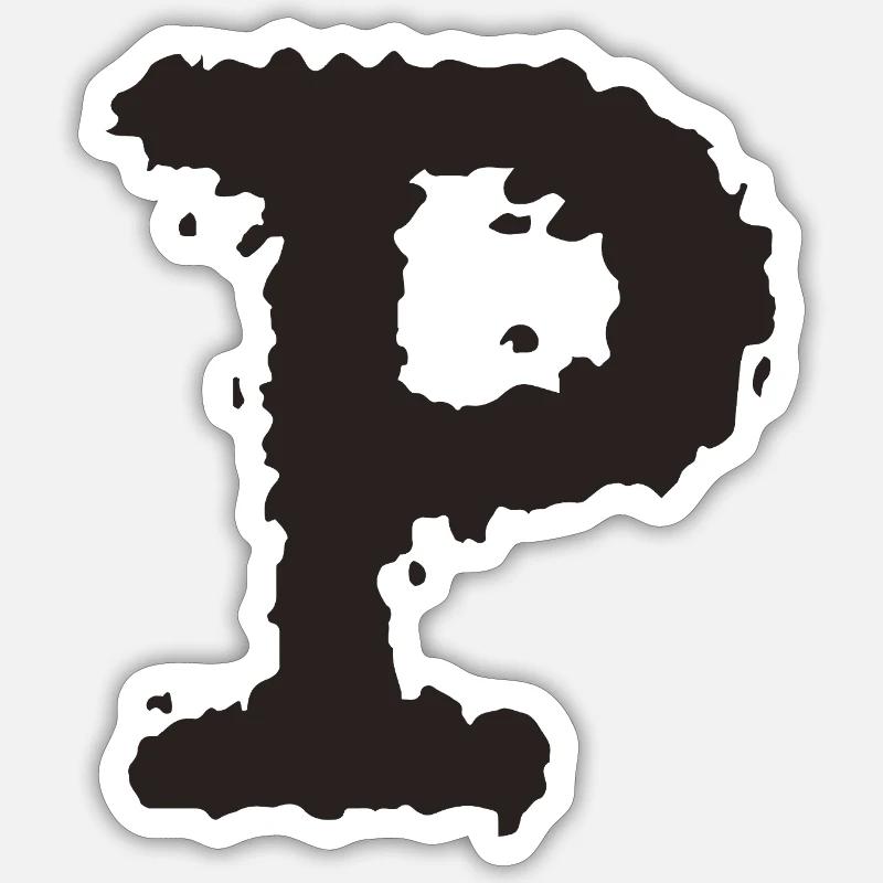P - Sticker size S (10 x 10 cm) - white matte