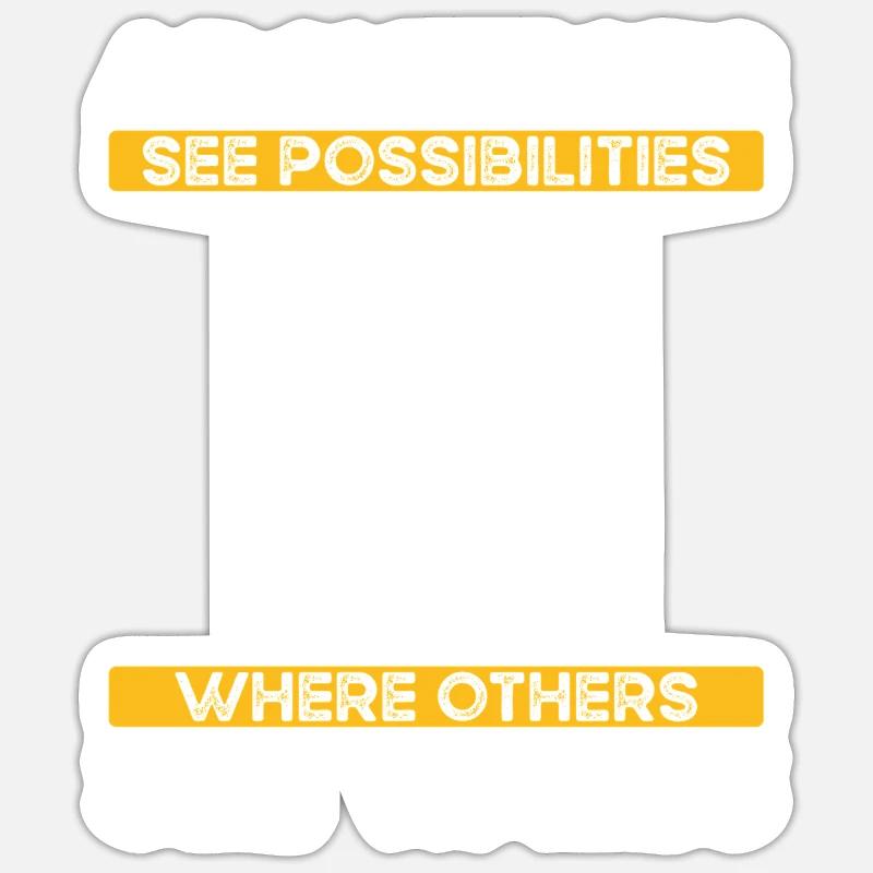 Architecte Architecture Cadeau Étudiant en architecture Sticker taille S (10 x 10 cm)