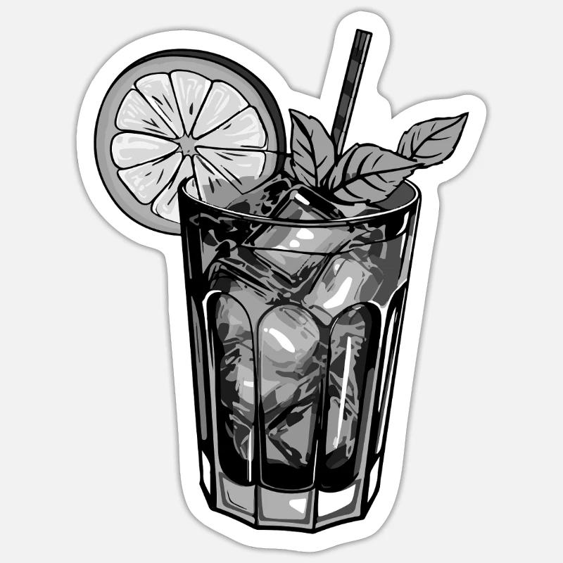 Lemonade Drink Sticker size S (10 x 10 cm)