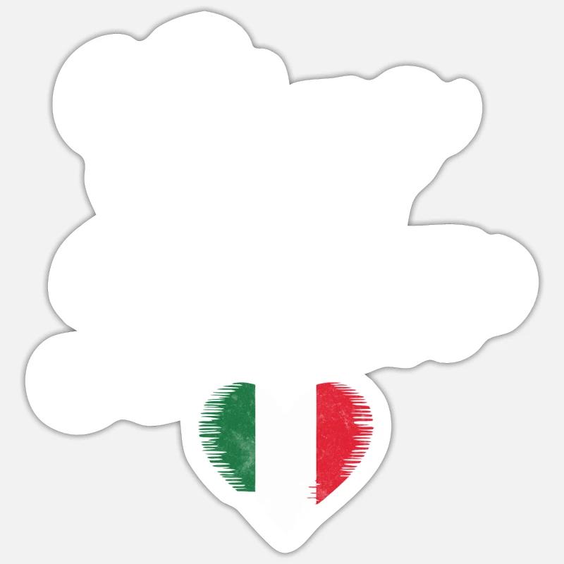 Ciao Bella - Sticker Größe S (10 x 10 cm) - Mattweiß